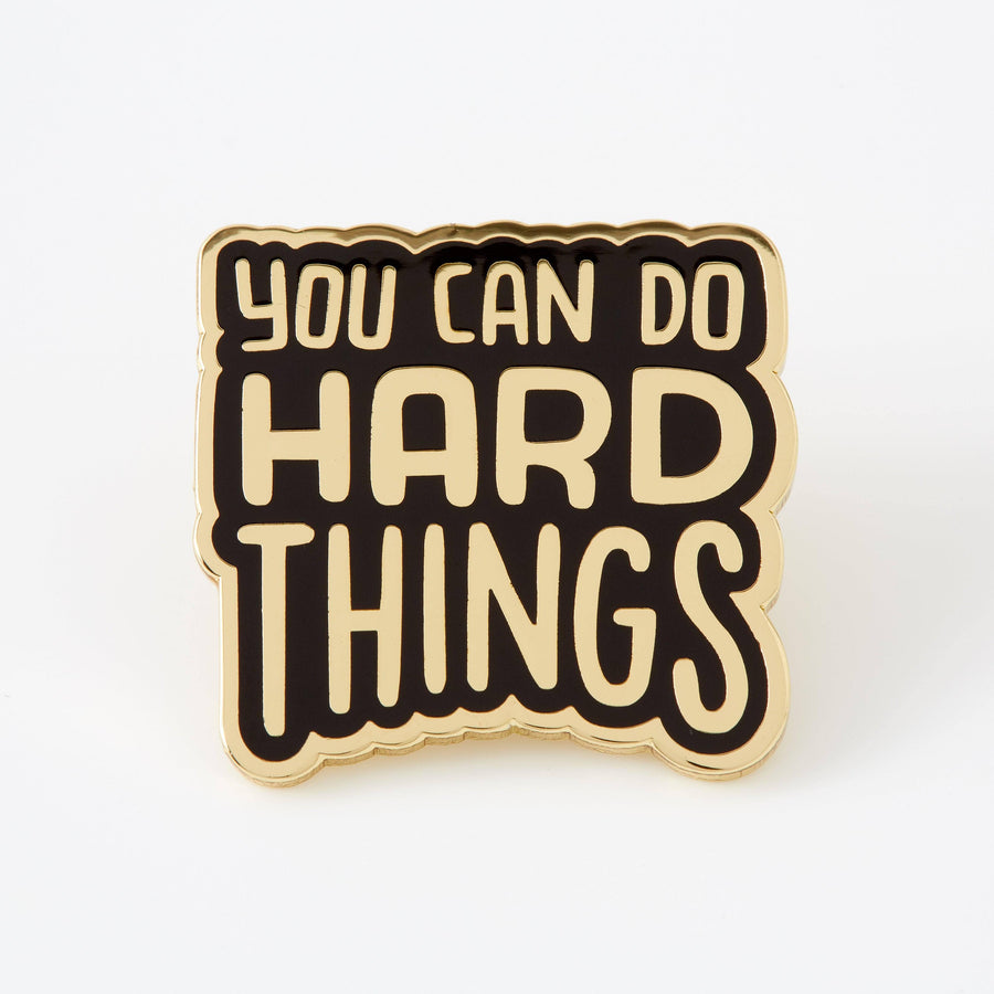 Punky Pins You Can Do Hard Things Gold Limited Edition Pin