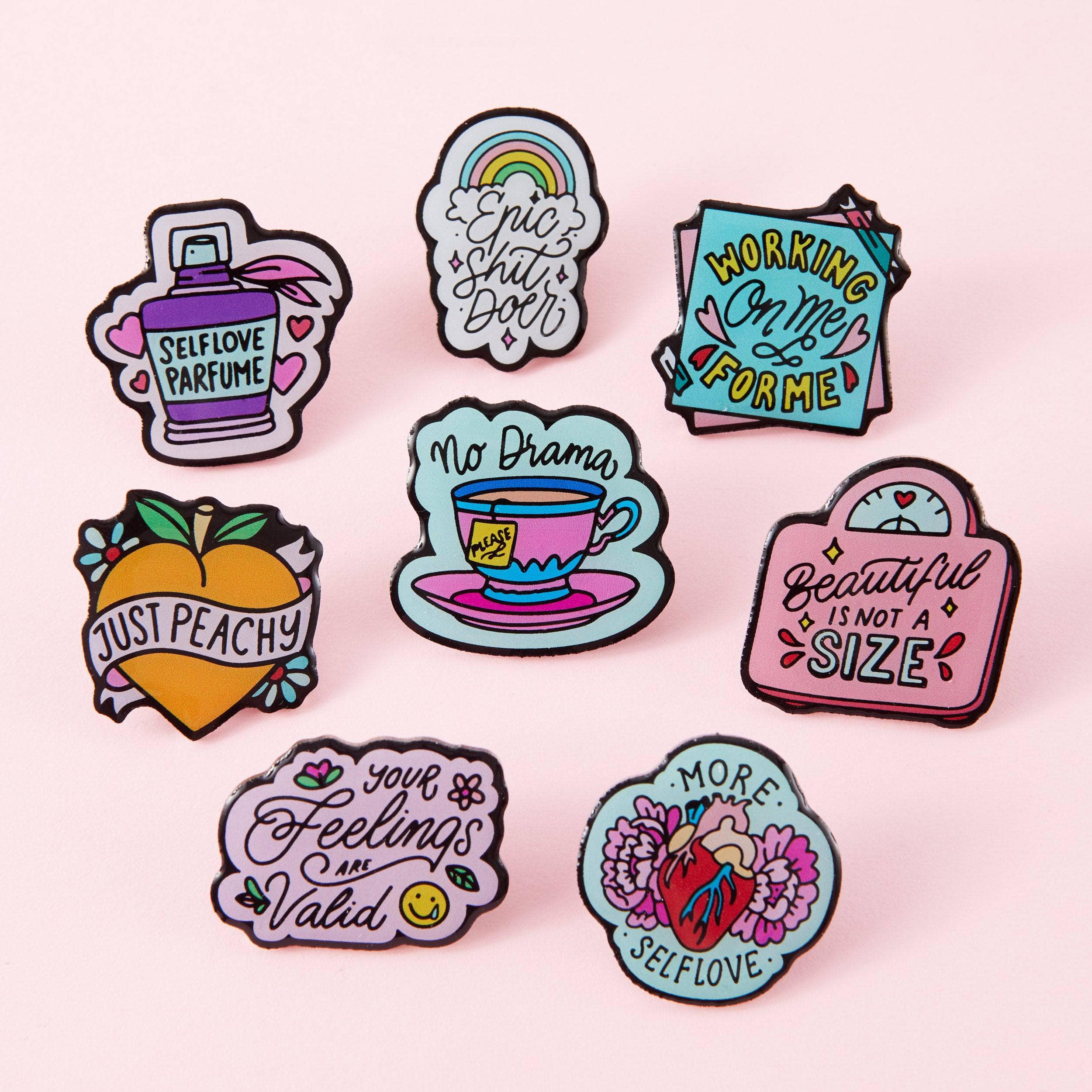Your Feelings Are Valid Eco Metal Pin – punkypins
