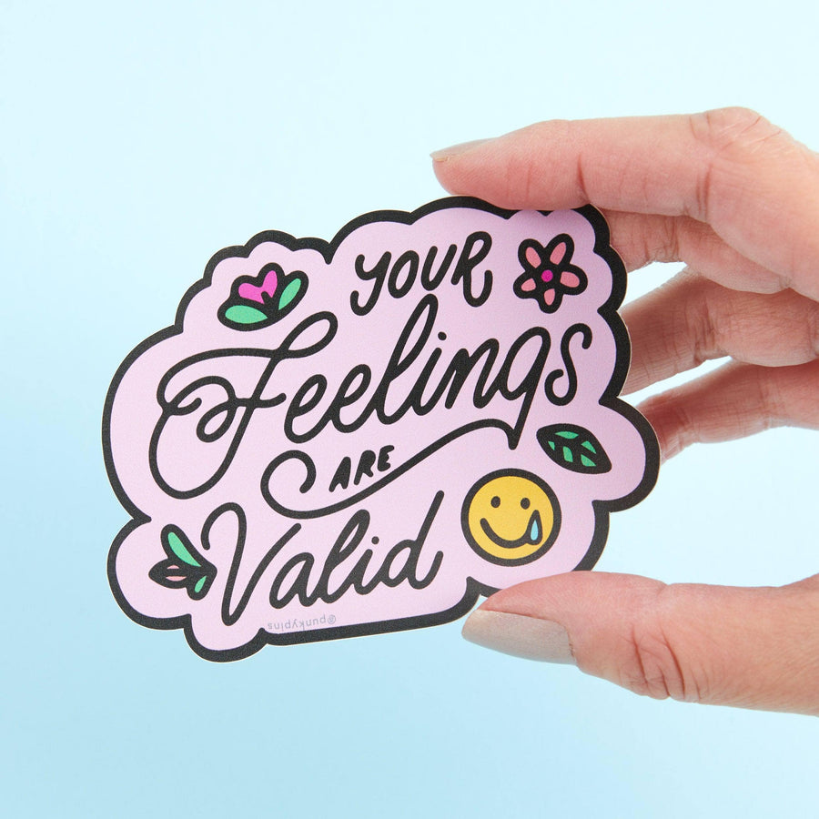 Punky Pins Your Feelings Are Valid Vinyl Sticker