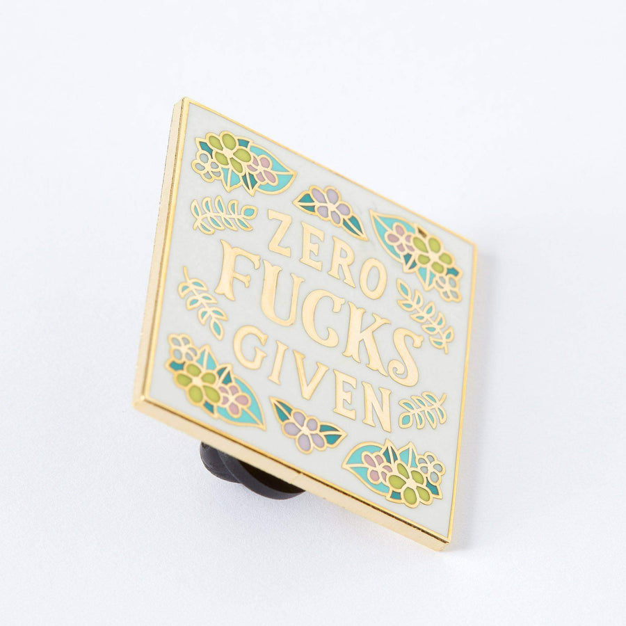 Punky Pins Zero Fucks Given Enamel Pin