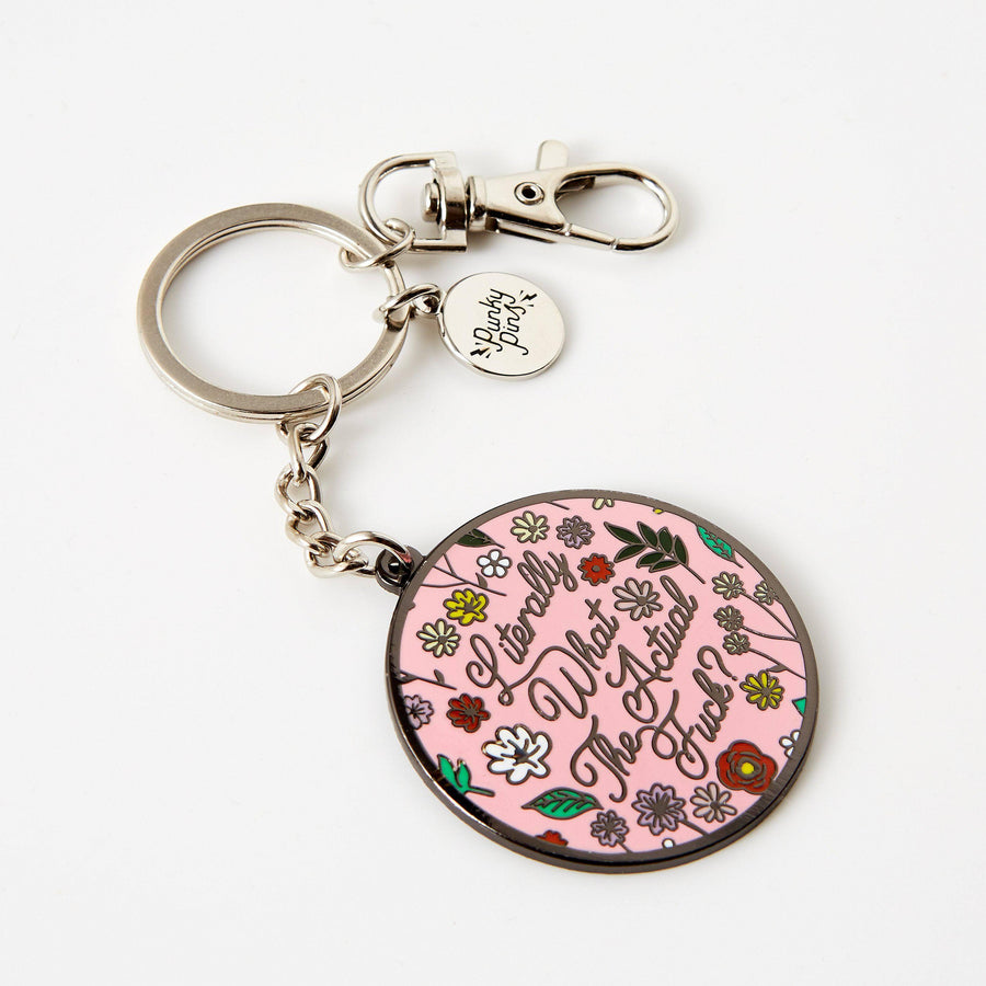 punkypins Literally What the Actual Fuck? Enamel Keyring