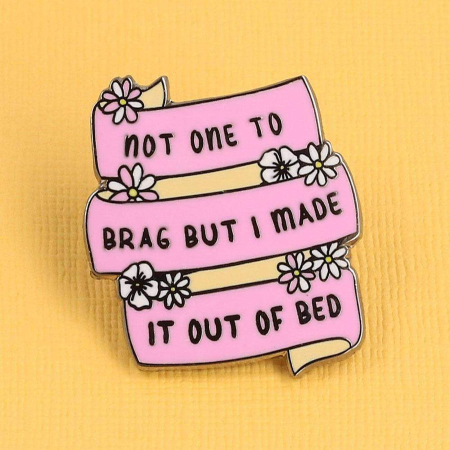punkypins Made it Out of Bed Enamel Pin