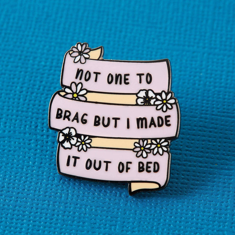 punkypins Made it Out of Bed Enamel Pin