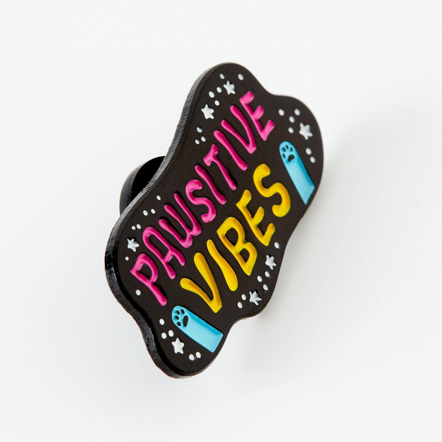 punkypins Pawsitive Vibes Soft Enamel Pin