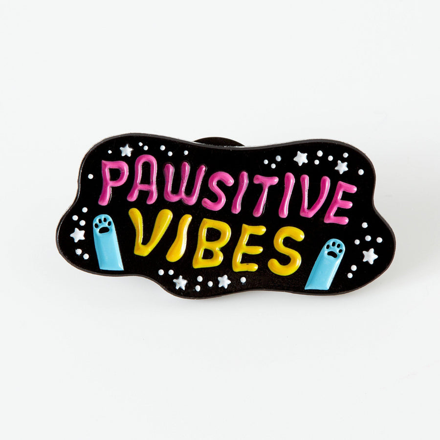 punkypins Pawsitive Vibes Soft Enamel Pin