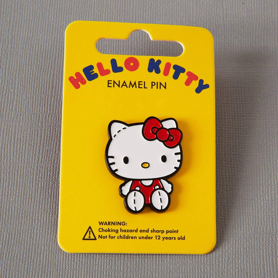 Retro Hello Kitty stitches enamel pin