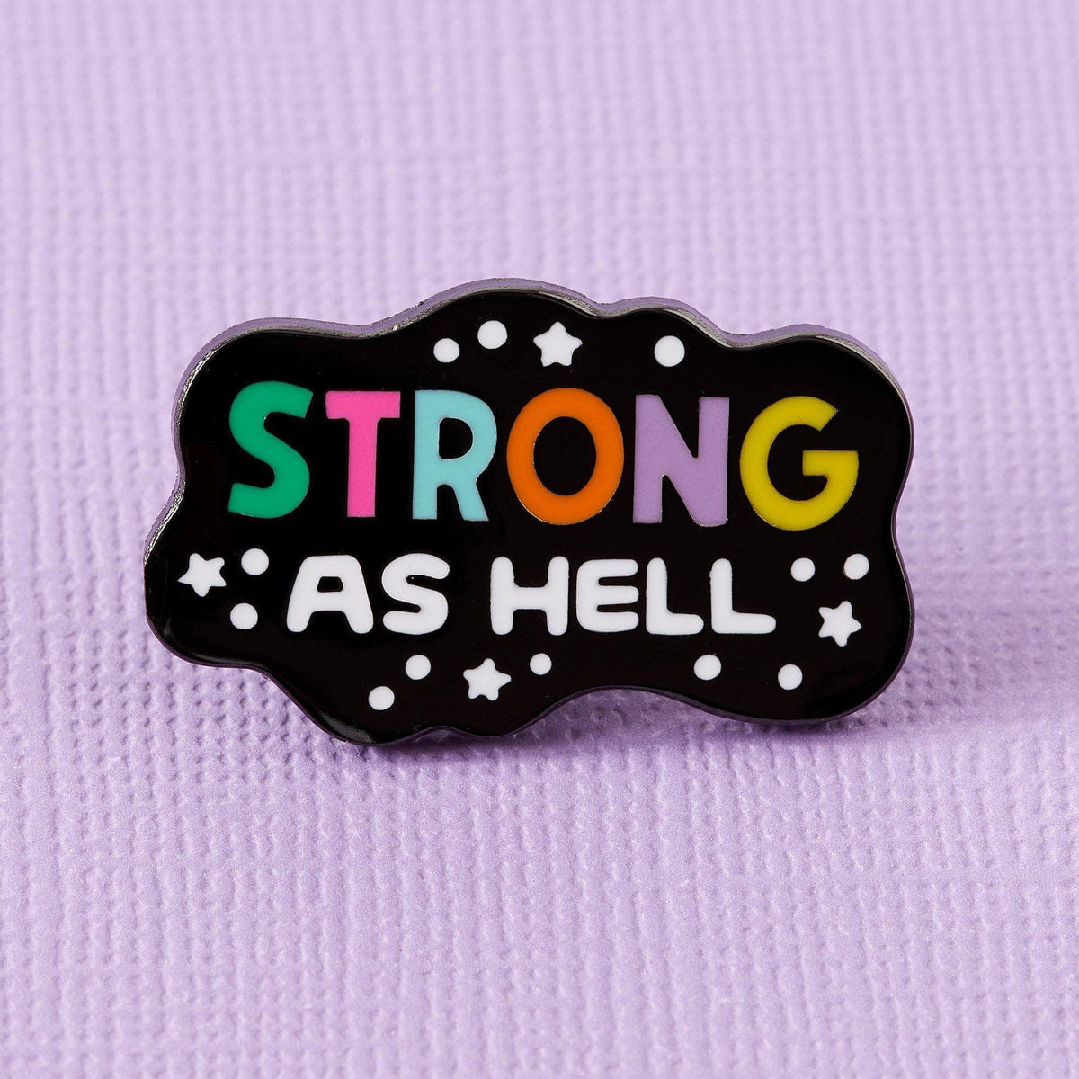 punkypins Strong As Hell Enamel Pin